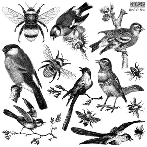 Birds & Bees Decor Stamps